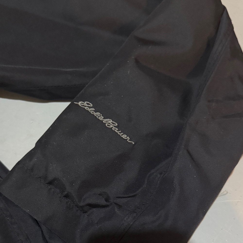 Eddie Bauer Black Utility/Rain Trench - Picture 3 of 6